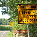 Tibbensteeg overdag afgesloten Tibbensteeg overdag afgesloten