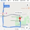 Auto’s over fietspad dankzij Googlemaps Auto’s over fietspad dankzij Googlemaps
