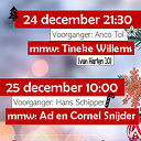 Kerstnachtdienst, m.m.v. Tineke Willems (zang) Kerstnachtdienst, m.m.v. Tineke Willems (zang)