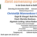 Kerst samenzang avond Dalfsen