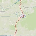 Racefiets vs bedrijfsbus Heinoseweg Racefiets vs bedrijfsbus Heinoseweg