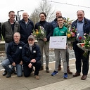 Uitreiken Cheque van € 1500 aan “CaMo & Friends 4 SMA”
