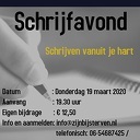Schrijfavond ‘Zijn bij Sterven’ Schrijfavond ‘Zijn bij Sterven’