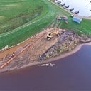 Luchtfoto aanleg Vechtzomp Luchtfoto aanleg Vechtzomp