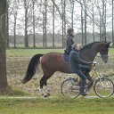 Heerlijk met paard en Pa op pad