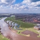 Hoogwater in Dalfsen mooie dronebeelden