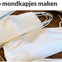 Mijn collega maakt mondkapjes Mijn collega maakt mondkapjes