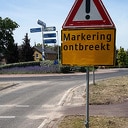 Belijning Koesteeg/Rondweg is weer oké Belijning Koesteeg/Rondweg is weer oké