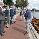 Samen met college van Dalfsen in de Vechtzomp…