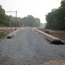 Spoorzone Herfte ook op zondag ging het werk door Spoorzone Herfte ook op zondag ging het werk door