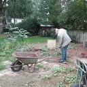 Ontstenen van het campingterrein Ontstenen van het campingterrein