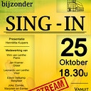 Livestream Sing-in 25 oktober Livestream Sing-in 25 oktober