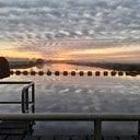 Zonsopgang stuw Vechterweerd Zonsopgang stuw Vechterweerd