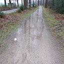 Fietspad is nu net een sloot