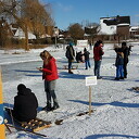 Schaatsplezier aan de Polhaarweg Schaatsplezier aan de Polhaarweg