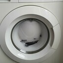 Zelfs sneeuw  IN  de wasmachine….
