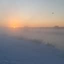 Zonsopkomst met beeld en geluid