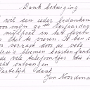 Bedankje 90 jarige