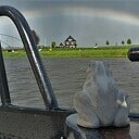 Het schip Ald Izer gaat Dalfsen weer verlaten Het schip Ald Izer gaat Dalfsen weer verlaten