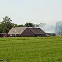 Grote brand schuur Haarweg.