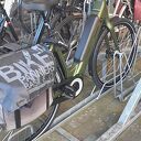 Elektrische fiets op slot, uit schuur gestolen Elektrische fiets op slot, uit schuur gestolen