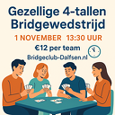 Uitnodiging voor alle thuisbridgers Uitnodiging voor alle thuisbridgers