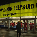 Greenpeace bezet hoofdgebouw Lelystad Airport Greenpeace bezet hoofdgebouw Lelystad Airport