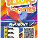 Table Tennis Fun Night Table Tennis Fun Night