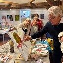 Schildergroep vierde jubileum: Jeroen krabbé was daar bij Schildergroep vierde jubileum: Jeroen krabbé was daar bij