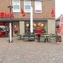 Mooi terras bij de HEMA