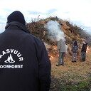 Gezellig Paasvuur trekt veel publiek in Hoonhorst