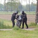 Motorrijder ging onderuit