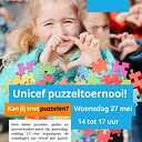 Puzzeltoernooi voor Unicef Puzzeltoernooi voor Unicef