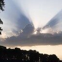 Ondergaande zon Ondergaande zon