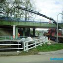 De oude Ganzepannerbrug van 1933 ligt er nog onder De oude Ganzepannerbrug van 1933 ligt er nog onder