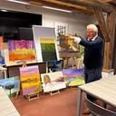Expositie schildergroep Bellingeweer in gemeentehuis